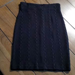 Opening Ceremony Textured Skirt, Black, 2